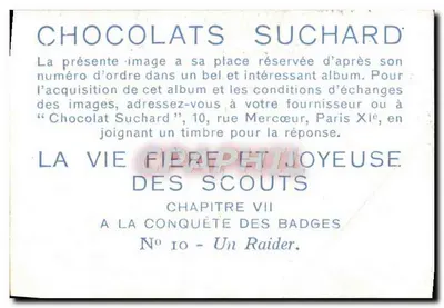 Jedna z drużyn – Rozdział VII: W poszukiwaniu odznak – Chocolat Suchard — Rewers