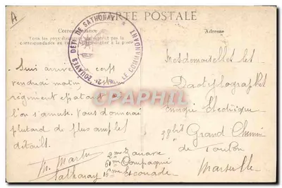 Sathonay — De Zouaves — Werk met Groenten — Achterkant