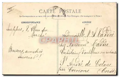 Al Campo di Châlons - Le Mele — serie 86 — editore Baudouin & Cie, Nancy — Verso