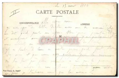 Camp Mailly — Appels schillen — A. Verry, uitgever — Achterkant