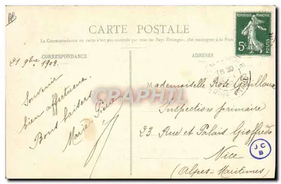 Une bonne soupe à la mode de Bretagne — poème et femme en costume breton — Collection Delaveau, St-Nazaire - Childe Morhet — Verso
