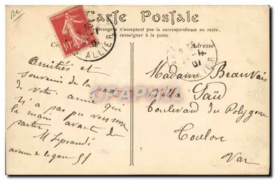 Vichy — As Corridas, Tribuna dos Proprietários — ND Fot, n°287 — Verso