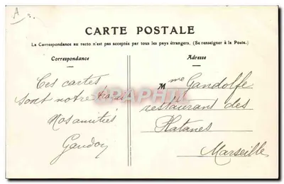 Bois de Vincennes — Entrada do Campo de Corridas de Vincennes — C.P. n°4 — Verso