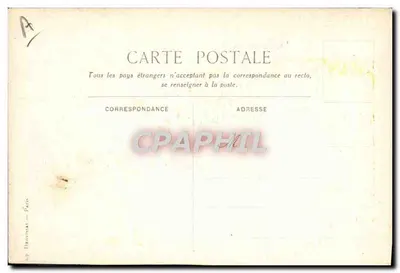 Entrada da Cidade Proibida, em Pequim — D'après uma aquarela de M. Ruedolf — Messageries Maritimes — Verso