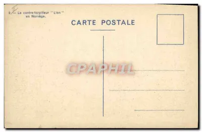 Het torpedobootjager "Lion" in Noorwegen — Bernard Lachèvre, n°2 — Achterkant