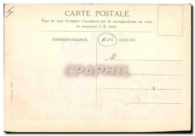 O Castelo de Langeais — D'après uma aquarela de M. Ruedolf — Messageries Maritimes — Verso
