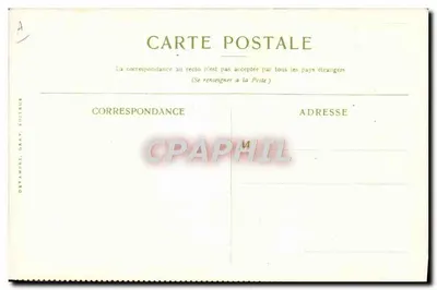 Le Djemnah no porto (Mayotte) — Segundo o quadro de M. Maurice Lévis — Companhia das Messagerias Marítimas — Verso