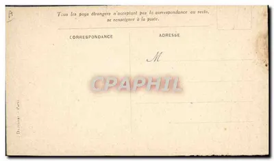 Groby kalifów w Kairze — D'après une aquarelle de M. Gilbert Galland — Messageries Maritimes — Rewers