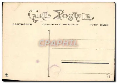 Coppia bajo la vegetación — Serie 116 — Editor París — Reverso