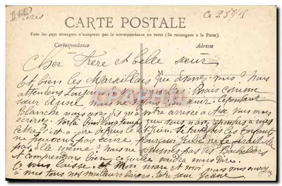 A Marselhesa — desenho de Scott — Ilustração "GEO" n°102-1915 — Verso