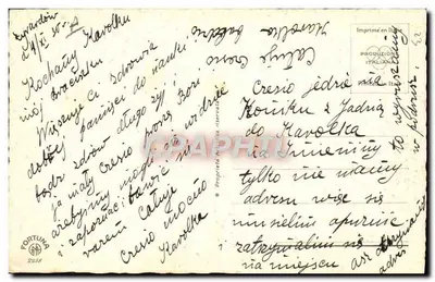 Dzieci na koniach — scena nocna — Fortuna, n° 2258 — Rewers