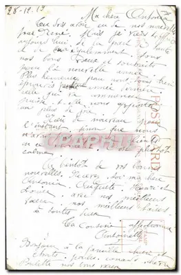 Dois homens dormindo em uma cama — criança curiosa — Right, n°7033 — Verso