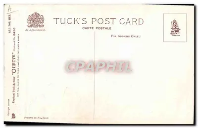 Criança no meio de uma refeição — Tuck & Co. — N° 8493 — Verso