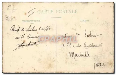 Mortier de Siège de 220 - A Carga — Editor: P. Poulain, n° 125 — Verso