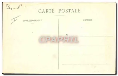 Revisão do 20º Corpo de Exército — passada em Art-sur-Meurthe, perto de Nancy, em 11 de setembro de 1909 — Editor: J. Boulaine, Nancy — Verso