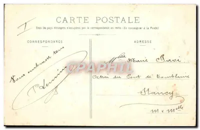 A Artilharia Montada e os Obstáculos — Descida em um fosso profundo e reverso rápido — Livraria Militar Guérin, Mourmelon — Verso