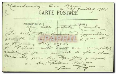Auvergne — Uma boa velha — LL, n°30 — Verso