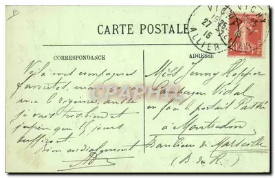 Zwiedzanie Vichy — Bussel — Typy bourbonzkie — LL. — N° 158 — Rewers