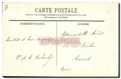 Tipos de Auvernia — La Bourrée — LL. — Reverso