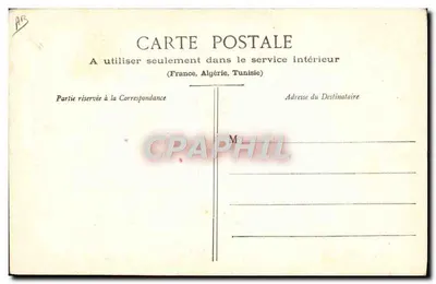 Auvergne — Kostium z Latour — Wyd. Bongé-Béal, 21 Rue de l'Écu, Clermont-Ferrand, nr 155 — Rewers