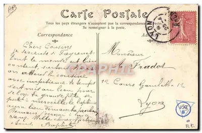 Le PUY — Dentellière — ND Phot — Verso