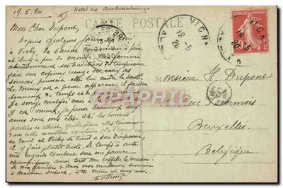 Vichy - O Teatro — editor desconhecido, n° 1547 — Verso