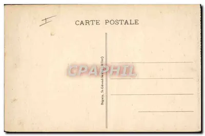 Vichy - Terraço e Teatro do Casino — editor Lébèl, n° 121 — Verso