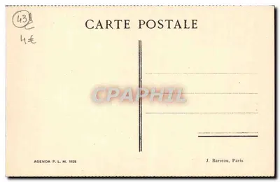 Le Puy — Vista panorâmica — Cl. Promio — Agenda P. L. 1929 — Verso