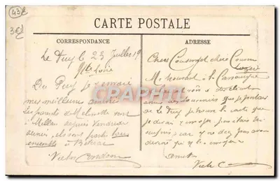 Le Puy — Het Piccher Cornaille — Edities 249, Le Puy — Achterkant