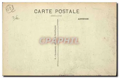 Stary Néris — Brama Néris — zgodnie z rytowaniem z czasów — n°465 — Rewers