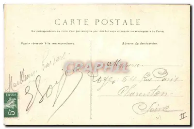 Corbeil — Templo Protestante — F. Blaugéard, Imp.-Edit., Essonnes — Verso
