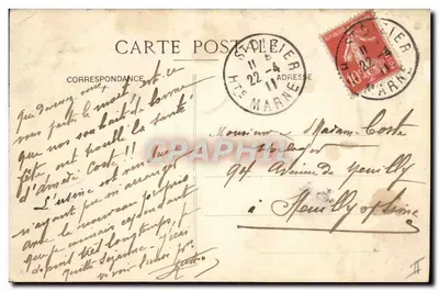 Saint-Dizier — Kościół Ewangelicki — E. Courtois, wyd. — Rewers