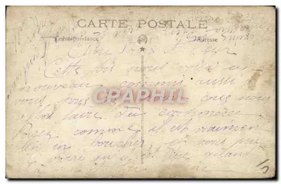 Carnice Chevaline — Estabelecimento em Paris — Carta postal antiga — Verso