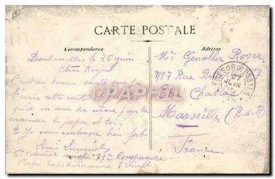 Índios no Campo - A Carneira - 10 Guerra 1914 — Verso