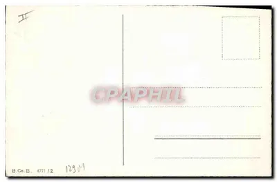 Kind op schimmel — winterlandschap — B.Co.B. 4771/2 — Achterkant