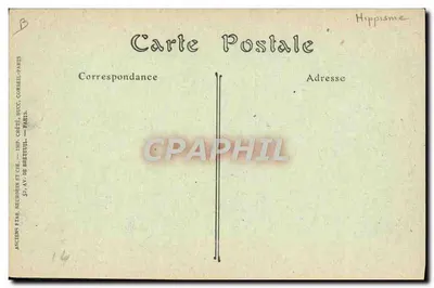 Deauville-La-Plage-Fleurie — Tribuny Pola Ujeżdżania — Stołek z wyścigami konnymi — Rewers