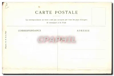 Salottino di prima classe del "Paul Lecat" — disegno tratto dall'acquarello di M. Sébille — Messageries Maritimes — Verso