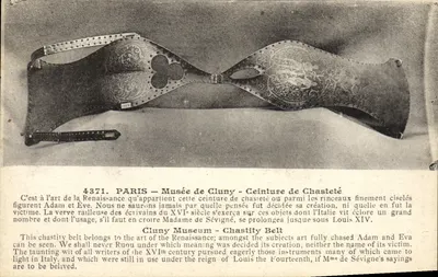 Paris - Museu de Cluny - Cinto de Castidade