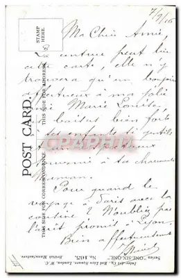 एक छोटी लड़की एक पत्र पढ़ती है — डॉनल्ड मैक. गिल — श्रृंखला संख्या 165 — पीछे
