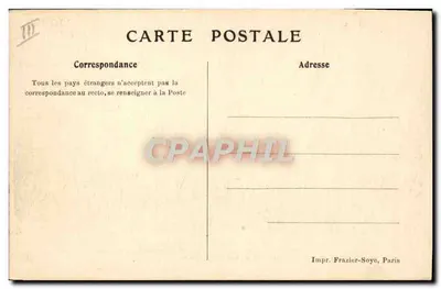 Os Fenícios — O navio « Gaoul » — Ligue Maritime Française, 8 rue La Boétie, Paris — Verso