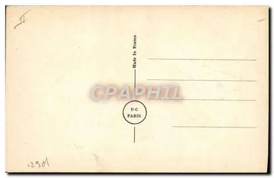Homem de terno caindo em um caminho pavimentado — V. SPAHN — P-C PARIS — Verso