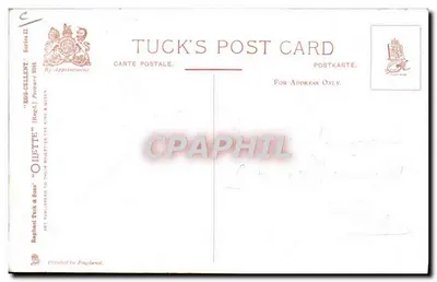 Henlay Eggspress — Caricatura de funcionários de expedição de ovos — Editor: Raphael Tuck & Sons, série II — Verso