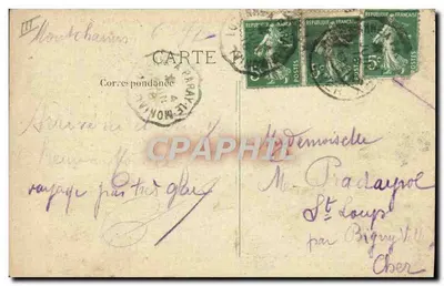 Le Creusot - Fabrieken Schneider - Proef van een 75 mm snelvuurkanon — A. Duret, uitgever-drukker — Achterkant