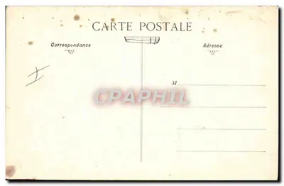 Francuska Artyleria — Regiment — Sprzęt 75 — Fototypia Labouche Frères, Toulouse — Rewers