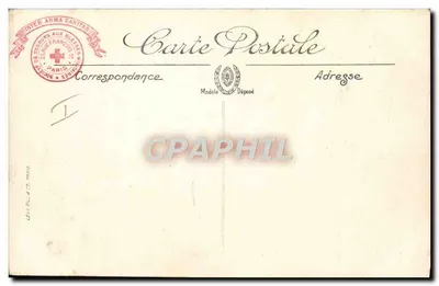 Museo dell'Armata — Cannone da 77 preso dal nemico — Editore 4/ise Parigi n° 2272 — Verso