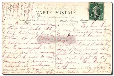 Wagenkoppels in Auvergne — Pierre Couzotel & Mlle. — L'Hirondelle, Parijs — Achterkant