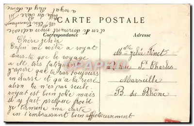 La Bourrée — cena de grupo em um parque — editor La Bourrée d'Hubergon, n° 10 — Verso