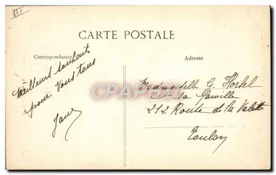 Twee Auvergnaten — Het pittoreske Auvergne — V.D.C. n°42 — Achterkant