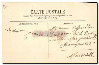 Auvergne — Una Filatrice — LL. n°36 — Verso