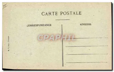 Bourrée d'Auvergne — Finale — M. T. imp. Limoges n°3541 — Rewers